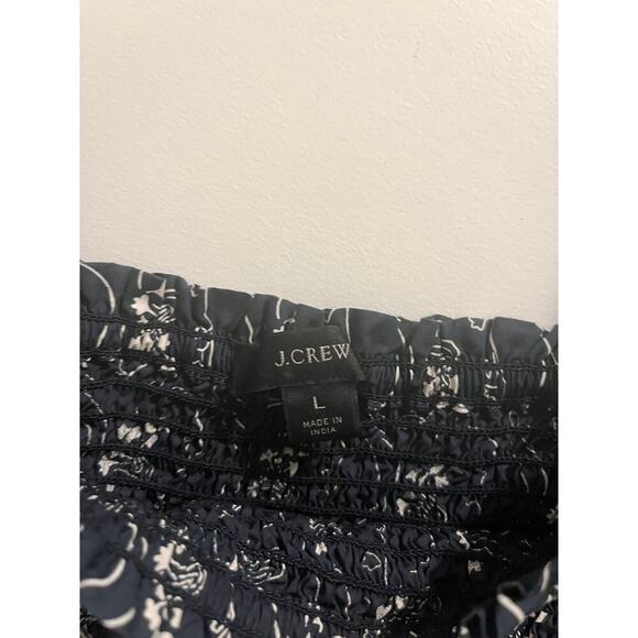 J. Crew Short-sleeve smocked dress in starry swirl - Picture 5 of 8